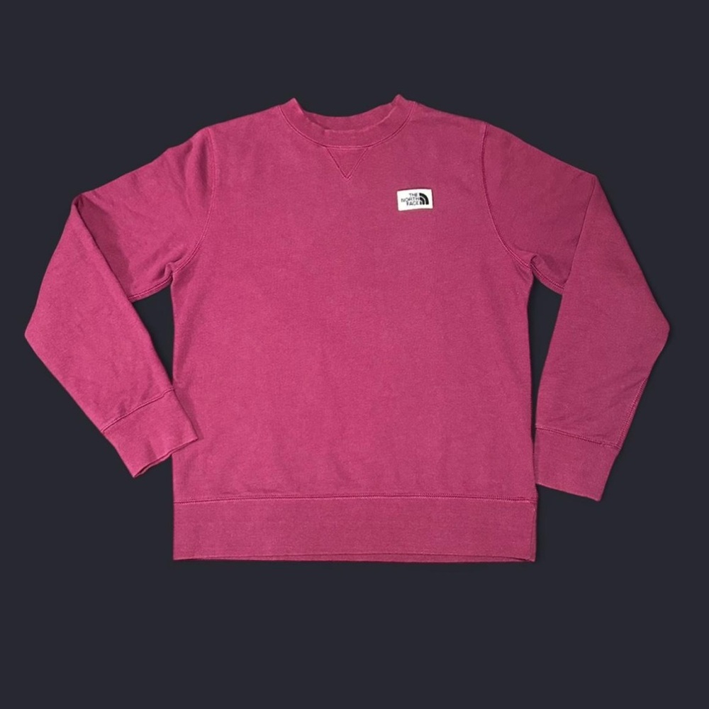 The North Face Burgundy Crewneck Sweatshirt Women’s Medium Cozy Essentials 🍂 - Picture 7 of 7